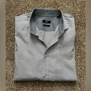 Men’s Hugo Boss XL long sleeve button down dress shirt